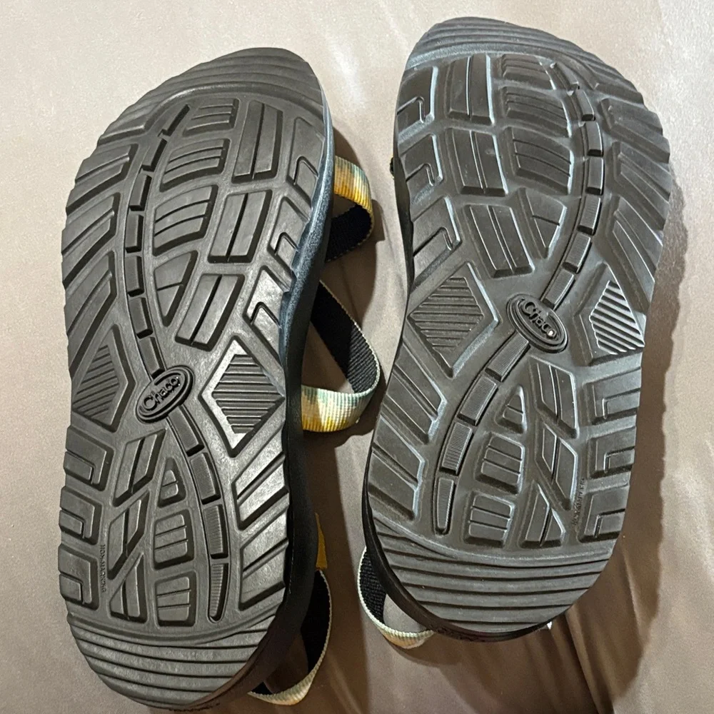 Chaco Men's Sandals in Yellow and Light Blue